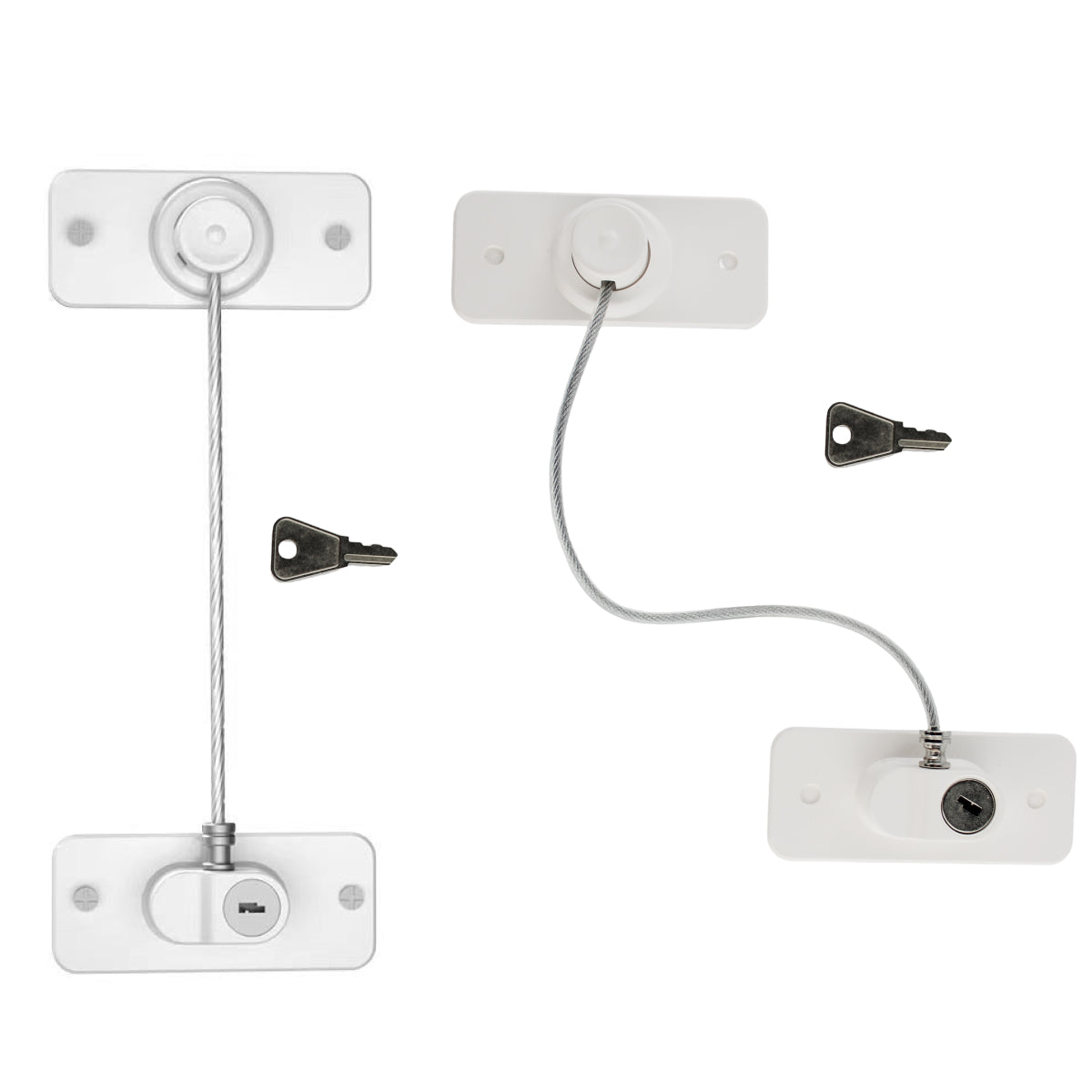 Domira 2PK With key Fridge Lock Refrigerator Child Safety Lock Domira 2PK With key Fridge Lock Refrigerator Child Safety Lock